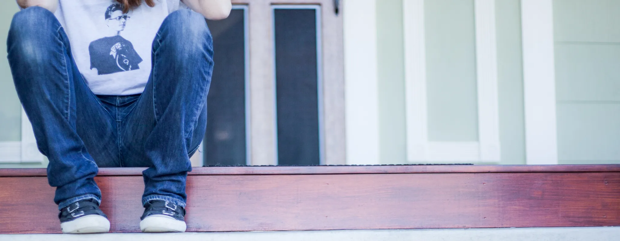Front steps of The Turning Point Home